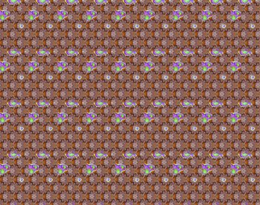 Çizim çiçek deseni duvar kâğıdı olarak kullanılabilir. Raster illüstrasyonu. Kahverengi renkte çiçekler.