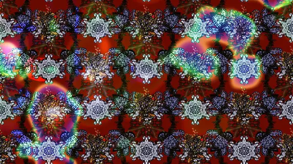 Kırmızı ve kahverengi renkte çiçekler. Raster illüstrasyonu. Çizim çiçek deseni duvar kağıdı için kullanılabilir.