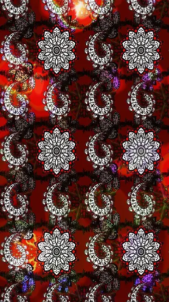 Kırmızı ve siyah renkte çiçekler olan çiçek deseni çiz. Suluboya tarzında kırmızı ve siyah renkte çiçekler.