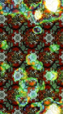 Raster Illustrasyon 'daki Çiçek Deseni' nin son moda çizimi. Renkli Yaz Temalı eskiz kalıbı. Renkli çiçekler. Düz Çiçek Elementleri Tasarımı.