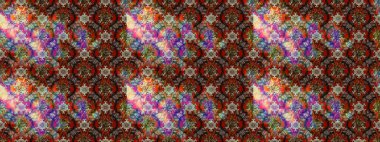 Raster Illustrasyon 'daki Çiçek Deseni' nin son moda çizimi. Güzel kumaş deseni. Renkli Yaz Temalı eskiz kalıbı. Düz Çiçek Elementleri Tasarımı.