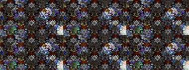 Anti-stres için soyut örnek sayfası. Raster illüstrasyonu. Siyah ve gri renklerde.