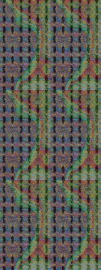 Kahverengi renklerde bahar çiçekleri. Raster illüstrasyonu. Raster çiçek desenli ve çiçekli..