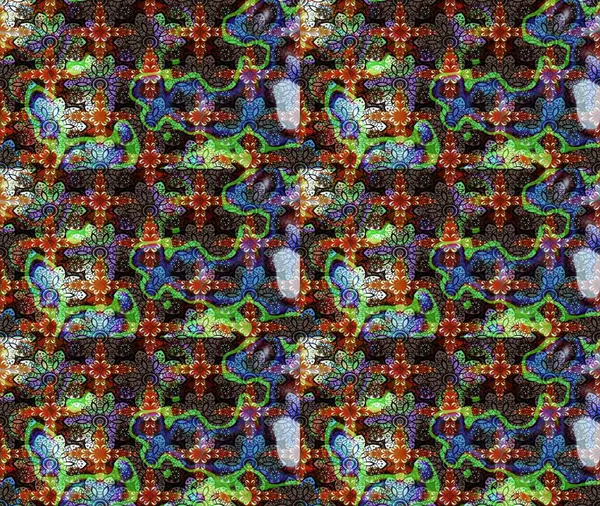 Hediye ambalaj kağıdı, tebrik kartları, posterler ve pankart tasarımı. Kahverengi renkli çiçekler. Raster düz çiçek çizim deseni.