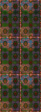 Flower seamless background. Flourish ornamental spring garden texture. Floral pattern. Raster illustration.