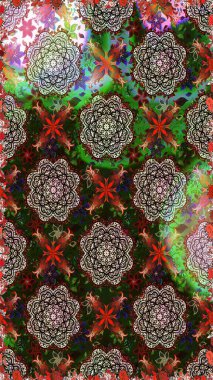 Kusursuz. Çiçekli bahar çiçekleri. Moda baskıları için zarif bir şablon. Küçük renkli çiçekler. Motley illüstrasyonu. Küçük çiçekte şirin desenler.