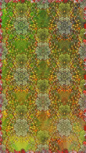 Raster illüstrasyonu. Bahar çiçekli, dikişsiz, sevimli çiçek deseni. Güzel kumaş deseni.