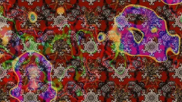 Tekstil, kumaş, kapaklar, duvar kağıtları, baskı, naylon, koleksiyon defteri, örgü, dekupaj için güzel bir eskiz. Küçük kahverengi ve kırmızı çiçeklerle oldukça kaliteli besin torbası deseni.