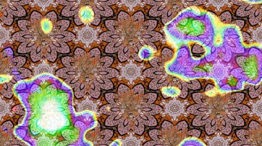 Tarafsız ve kahverengi renkte çiçekler. Hediye ambalaj kağıdı, tebrik kartları, posterler ve pankart tasarımı. Raster düz çiçek çizim deseni.