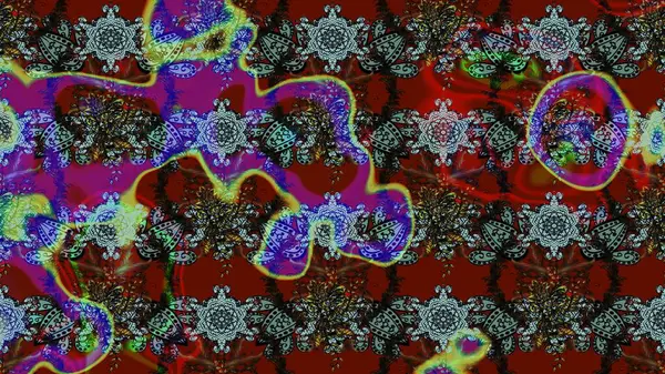 Çiçekler suluboya eskiz deseni. Raster Stili kumaş deseni.