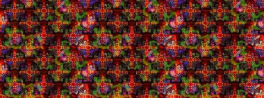 Eskiz arkaplan modeli. Suluboya, elle çizilmiş. Vadinin çiçekleri kahverengi ve siyah renklerde. Raster - stok.