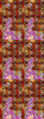 Çiçek arkaplanlı soyut zarafet eskiz deseni. Raster Güzel kumaş deseni.