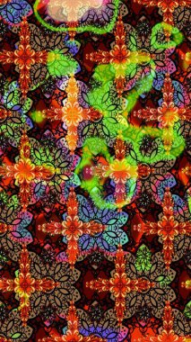 Raster illüstrasyonu. Raster illüstrasyonu. Eskiz tarzı siyah ve kahverengi renkler. Şirin karalamalı çiçek desenli çizim. El yapımı çiçek ve bitki koleksiyonu.