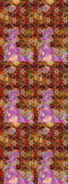 Çiçek arkaplanlı soyut zarafet eskiz deseni. Raster Güzel kumaş deseni.