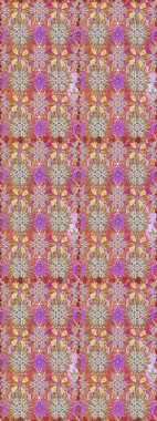 Kusursuz bir arka plan modeli. Raster - stok. Suluboya, elle çizilmiş. Vadinin çiçekleri tarafsız ve pembe renklerde.