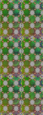 Renkli Bahar Temalı Kusursuz Arkaplan. Güzel kumaş deseni. Karalama çiçeği. Zentangle soyut çiçekleri. Raster illüstrasyonu. Düz Çiçek Elementleri Tasarımı.