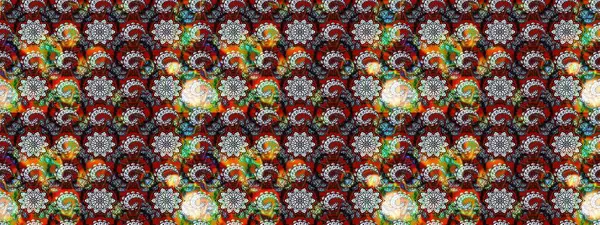 Organik motif arka planı. Çizim kalıbı. Raster illüstrasyonu. Ultraviyole kumaş deseni.