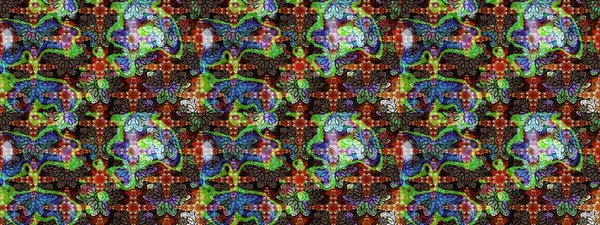 Raster illüstrasyonu. Güzel kumaş deseni. Bahar çiçekli güzel bir çiçek deseni..