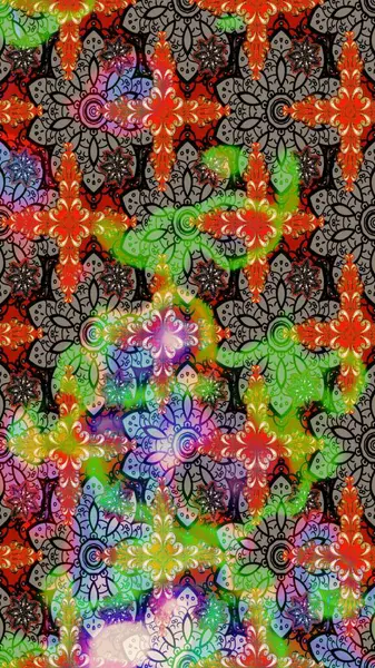 Yeşil ve bej renkli çiçekler. Çiçekli çizim şekli. Renkli Bahar Teması eskiz kalıbı. Düz Çiçek Elementleri Tasarımı.