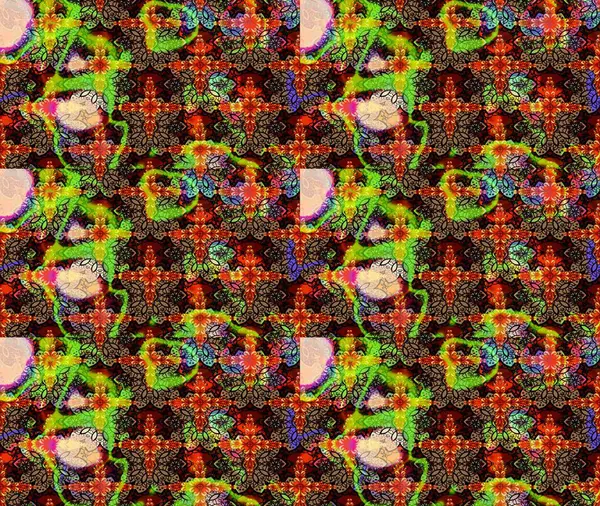 Raster illüstrasyonu. Siyah kıvırcık çiçekler siyah renkte şekillenir. Klasik çiçek tasarım elementleri.