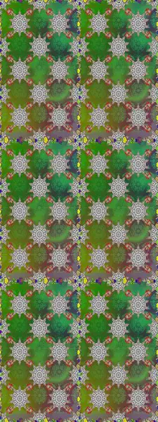 Renkli Bahar Temalı Kusursuz Arkaplan. Güzel kumaş deseni. Karalama çiçeği. Zentangle soyut çiçekleri. Raster illüstrasyonu. Düz Çiçek Elementleri Tasarımı.