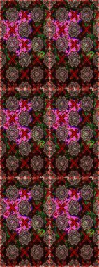 Siyah ve kahverengi renkte çiçekler. Yumuşak, bahar çiçekli arka plan. Raster çiçek desenli ve çiçekli..