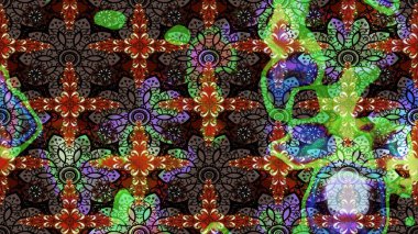 Küçük çiçekte güzel bir desen. Motley illüstrasyonu. Robot resim. Moda baskıları için zarif bir şablon. Çiçekli bahar çiçekleri. Küçük renkli çiçekler..