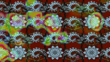 Paketleme, tekstil, duvar kâğıdı için çiçek eskizi. Yumuşak fayans. Yumuşak pamuk tasarımı. Raster 'ın taze dokusu. Klasik çiçek deseni.