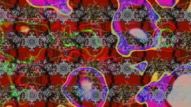 Çiçek arkaplan. Güzel kumaş deseni. Çizim raster deseni.