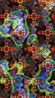 Raster Güzel kumaş deseni. Raster suluboya deseni, narin çiçekler, kahverengi ve siyah çiçekler, tebrik kartı şablonu..