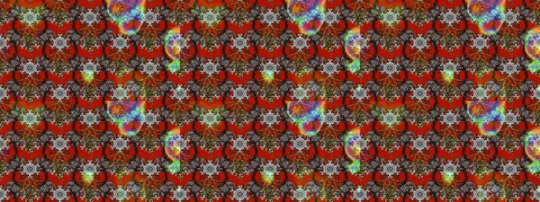 Raster illüstrasyonundaki çiçek desenli çizim. Gri ve kırmızı renkte çiçekler.