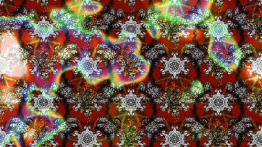 Raster illüstrasyonu. Çiçekli karalama şeklinde Raster çiçek deseni. Gri ve kahverengi renkte yaz çiçekleri.