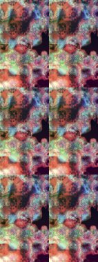 Raster Çiçek İllüstrasyonu 'nun şirin tekstili. Tarafsız renklerde etnik çiçeklerle zarif bir eskiz..