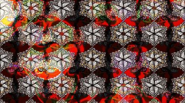 Çiçekli karalama şeklinde Raster çiçek deseni. Raster illüstrasyonu. Nazikçe, yaz çiçekleri siyah renklerde.