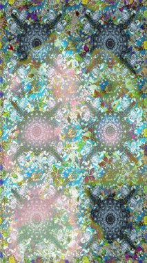 Fantezi çiçekli kusursuz desen, doğal duvar kağıdı, çiçek desenli kıvrım çizimi. Ev dekoru. Paisley el çizimi elementler.