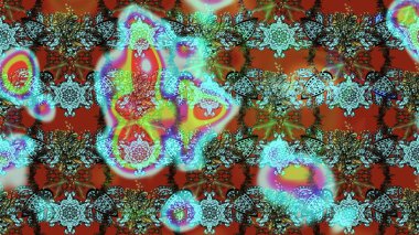 Raster - stok. Eskiz arkaplan modeli. Vadinin mavi ve kahverengi renkli çiçekleri. Suluboya, elle çizilmiş.