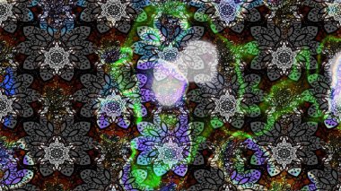 Moda baskıları için zarif bir şablon. Küçük renkli çiçekler. Motley illüstrasyonu. Çiçekli bahar çiçekleri. Küçük çiçekte şirin desenler.