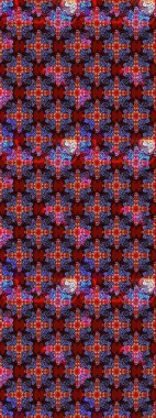 Robot resim. Küçük çiçekte güzel bir desen. Moda baskıları için zarif bir şablon. Motley illüstrasyonu. Çiçekli yaz çiçekleri. Küçük renkli çiçekler..