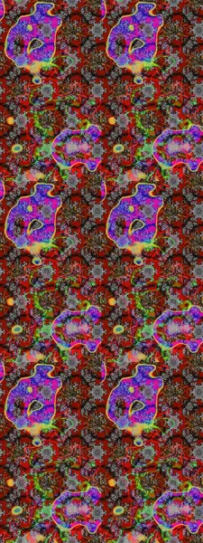 Raster illüstrasyonu. Şatafatlı bahar bahçesi dokusu. Çiçek deseni. Çiçek çizimi arkaplanı.