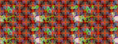 Çiçekli eskiz arkaplanı. Renkli Bahar Teması eskiz kalıbı. Düz Çiçek Elementleri Tasarımı. Çocuk stili.