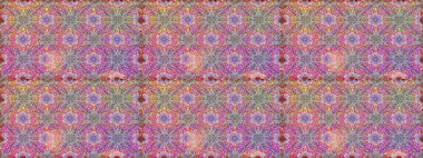 Tarafsız renklerde güzel bir tekstil. Raster illüstrasyonu. Çiçeklerle suluboya desenleri.