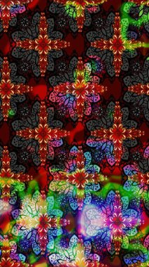 Siyah ve kahverengi renkte çiçekler. El çizimi. Suluboya çizimi. Çiçekli çizim deseni.