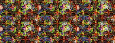 Büyük bir çiçek boyası seti. Raster şirin suluboya çiçek desenleri çiziyor. Kartlar, davetiyeler, tarih kartları ve daha fazlası için kullanılabilir.