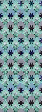 Güzel kumaş deseni. Raster suluboya deseni, narin çiçekler, mavi çiçekler, tebrik kartı şablonu..