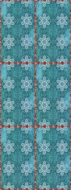 Raster illüstrasyonu. Yumuşak, yaz çiçekleri mavi ve nötr renklerde. Raster çiçek desenli ve çiçekli..