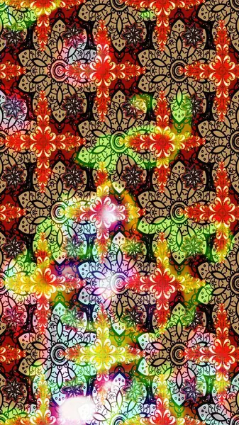 Renkli Bahar Teması eskiz kalıbı. Düz Çiçek Elementleri Tasarımı. Kırmızı ve bej renkli çiçek buketi suluboya. Raster illüstrasyonu.