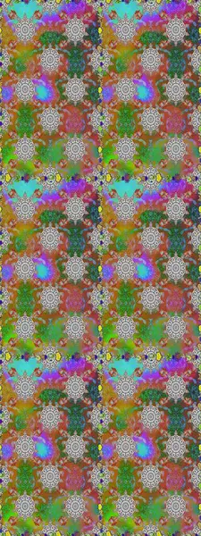 Çiçekli karalama şeklinde Raster çiçek deseni. Kahverengi renkli çiçekler. Nazikçe, güzel çiçek arkaplanı..