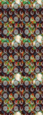 Renkli Bahar Teması eskiz kalıbı. Düz Çiçek Elementleri Tasarımı. Çiçek desenli eskiz, yaz çiçekleri. Siyah ve nötr renkte çiçekler.