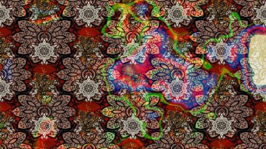 Raster çiçekleri klasik tarzda çizilmiş. Çiçekli yumuşak bir eskiz şekli. Raster illüstrasyonu. Yumuşak, bahar çiçekleri kahverengi ve siyah renklerde.