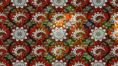 Çiçek arkaplanlı soyut zarafet eskiz deseni. Raster Güzel kumaş deseni.